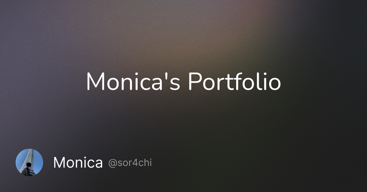 Monica's Portfolio